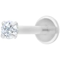 Round Crystal Internally Labret