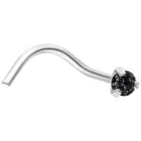 Curved Jewelled Nosestud