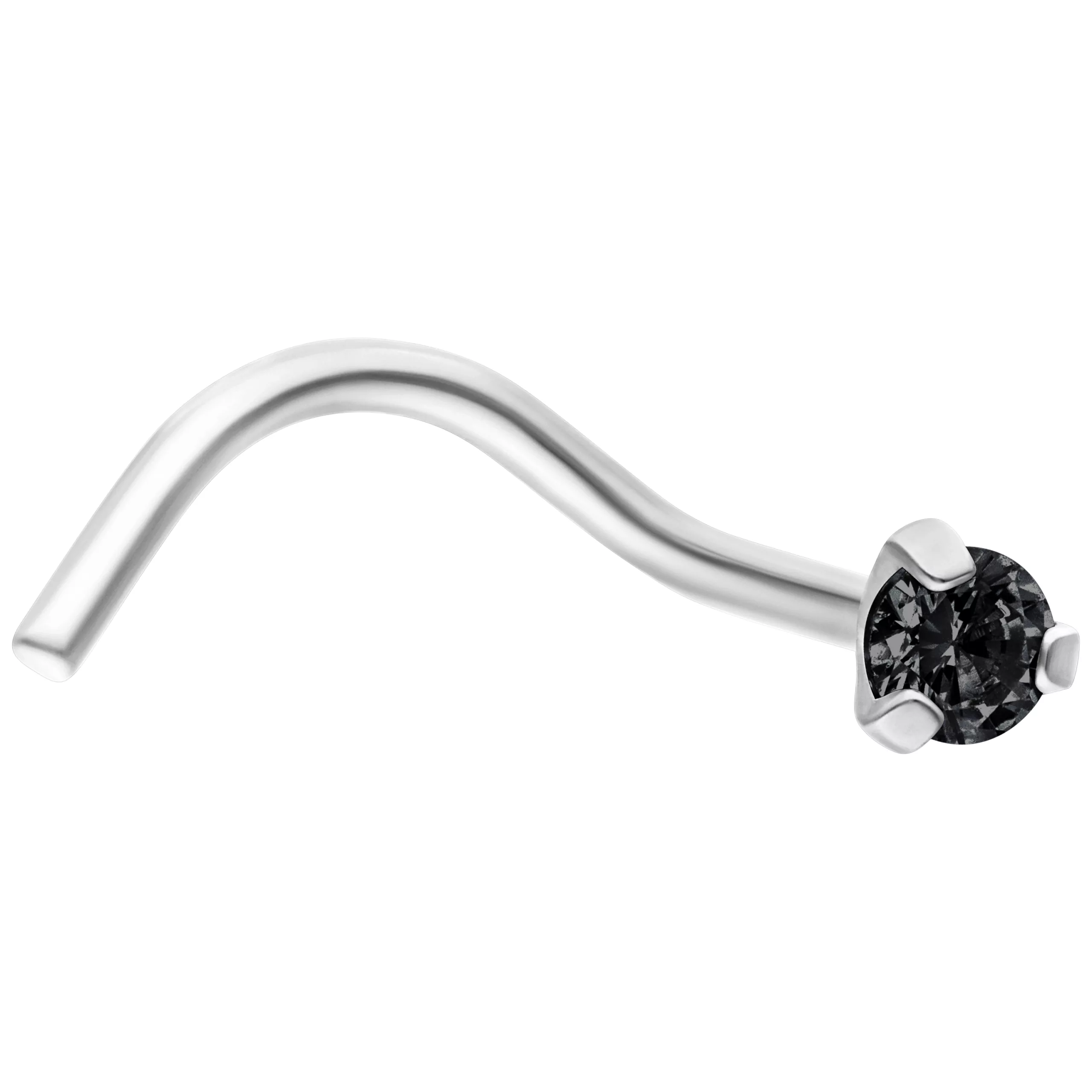 Curved Jewelled Nosestud