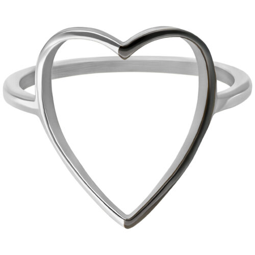 2 Coloured Heart Ring