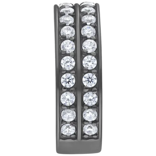 Double Jewelled Hinged Ring