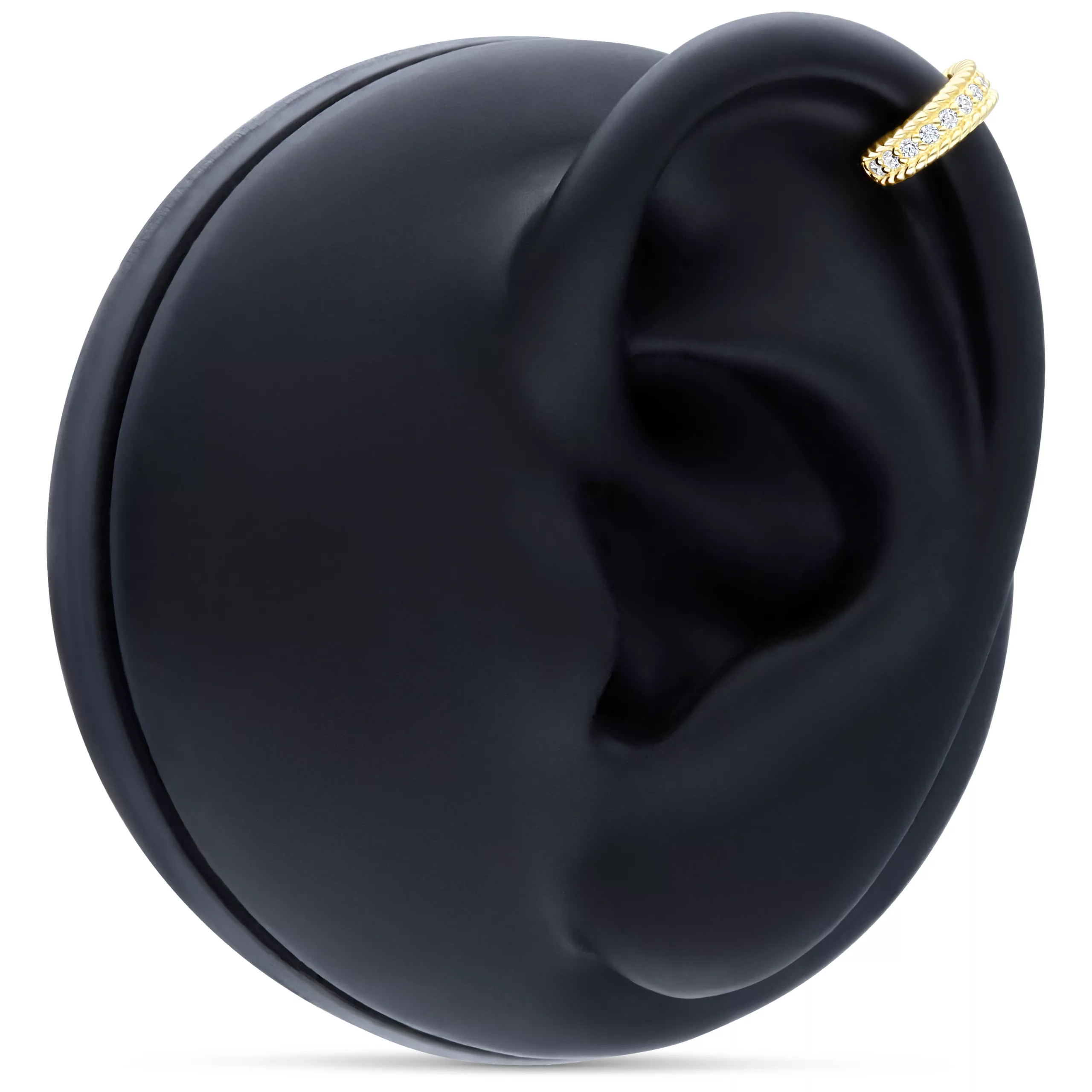 14k Crystal Hinged Ring 14k Crystal Hinged Ring