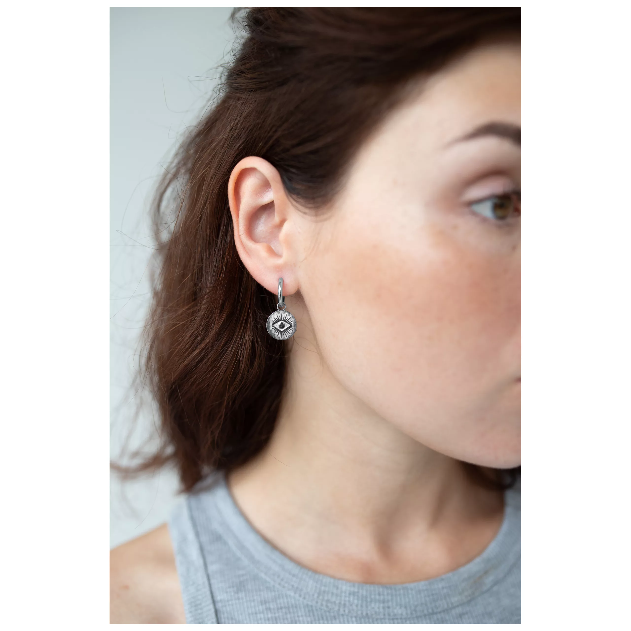 Little Luminous Eye Hoops Little Luminous Eye Hoops