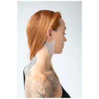 Moth Chain Hoops Moth Chain Hoops