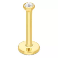 18k Gold Jewelled Labret