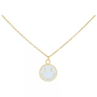 Little White Smiley Necklace