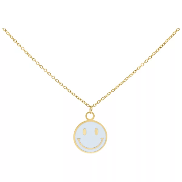 Little White Smiley Necklace