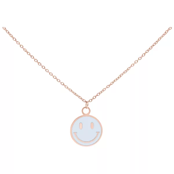 Little White Smiley Necklace