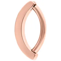 Double Crystal Belly Arch Clicker