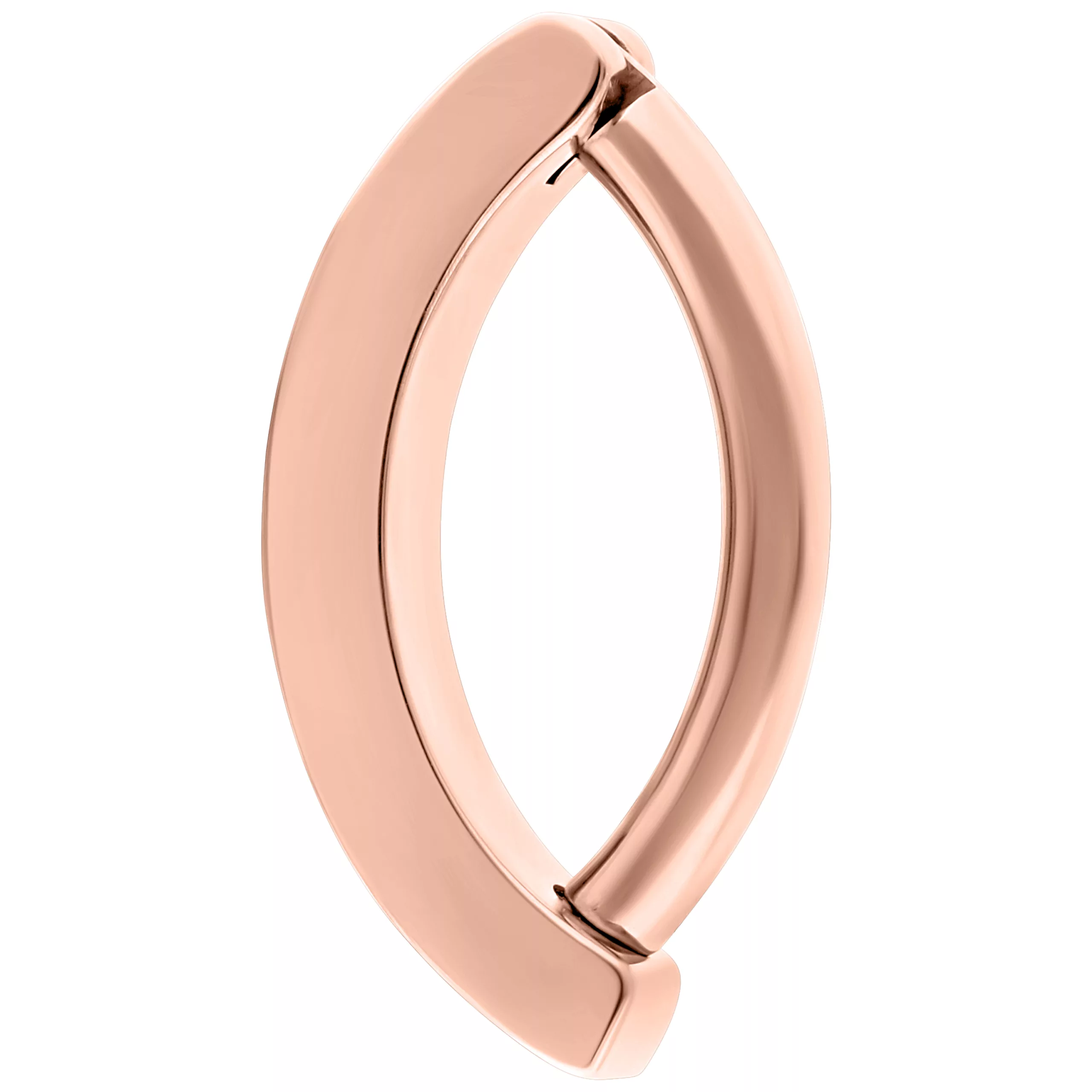 Double Crystal Belly Arch Clicker