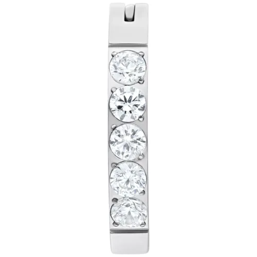 Round Crystal Belly Arch Clicker