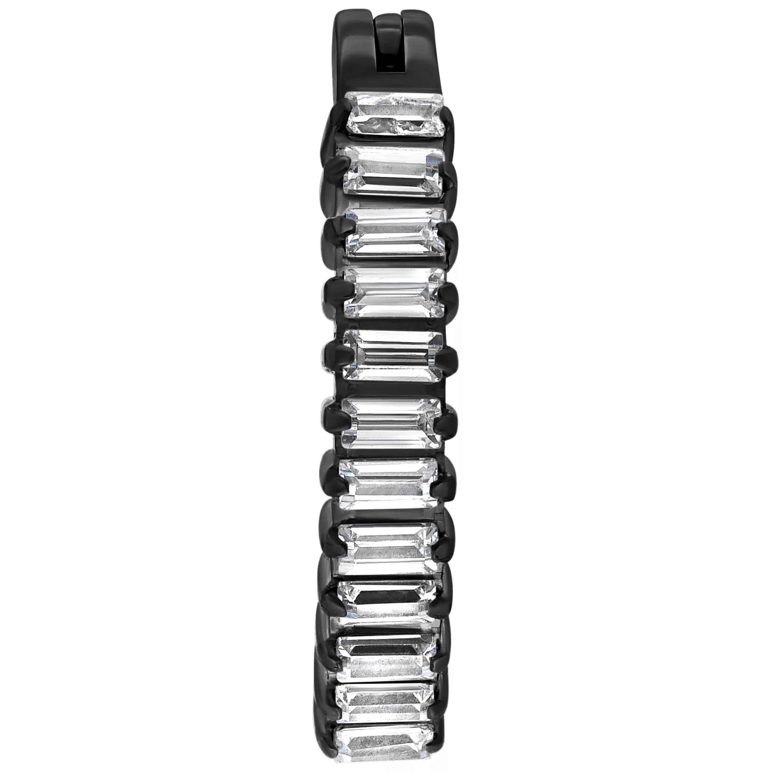 Square Crystal Belly Arch Clicker