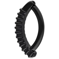 Square Crystal Belly Arch Clicker