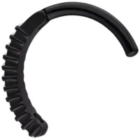 Square Crystal Belly Arch Clicker