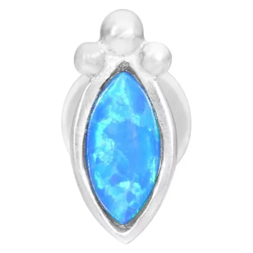 Blue Bindi Opal Push-Fit Labret