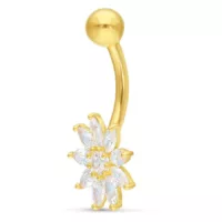 18k Crystal Flower Bananabell