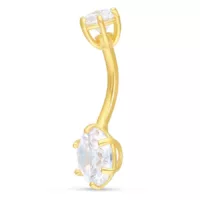 18k Golden Crystal Bananabell