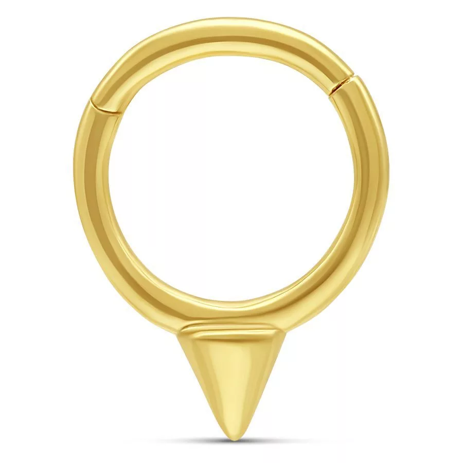 14k Cone Hinged Ring