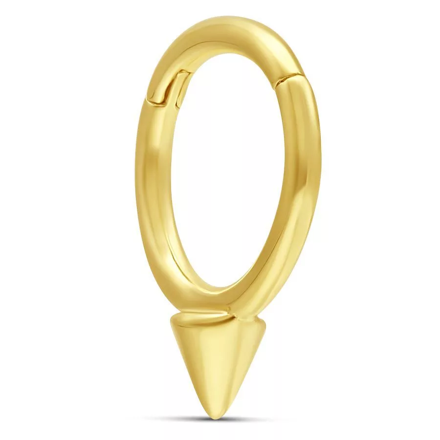 14k Cone Hinged Ring