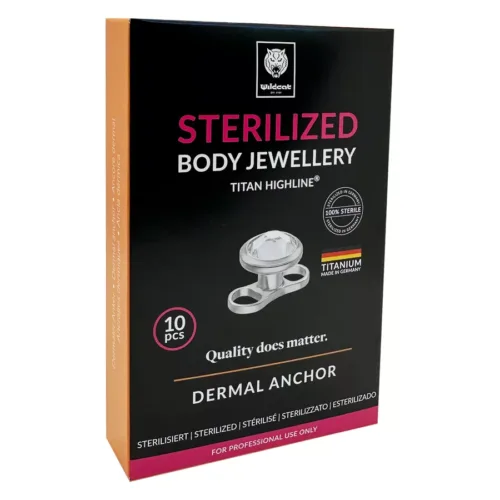 Sterilized Jewelled Dermal Anchor