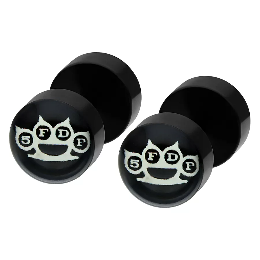 Five Finger Death Punch Knuckle White Mini Fakeplugs