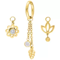 Belly Ring Blooming Set