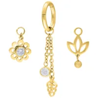 Belly Ring Blooming Set