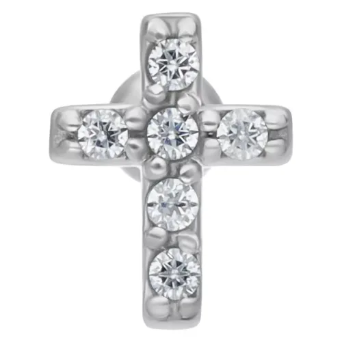 Jewelled Cross Earbarbell