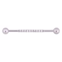 Crystal Industrial Barbell