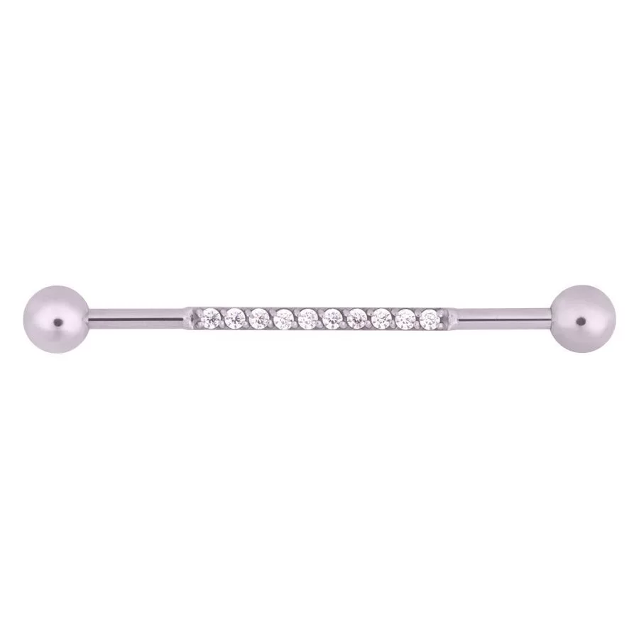 Crystal Industrial Barbell