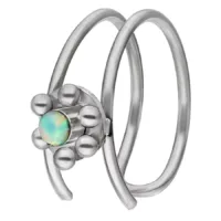 Opal Flower Lipcuff