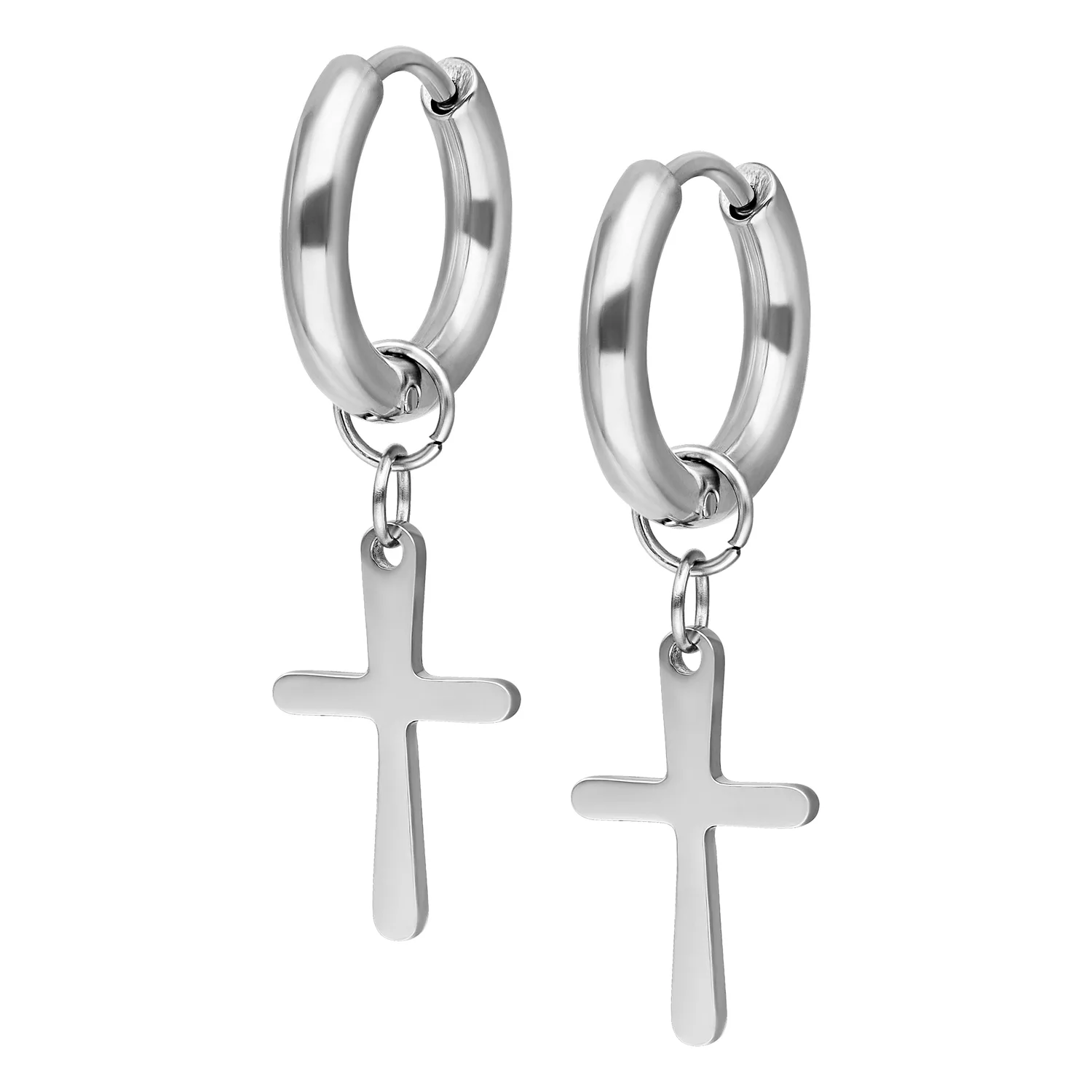 Little Rounded Cross Hoops Little Rounded Cross Hoops