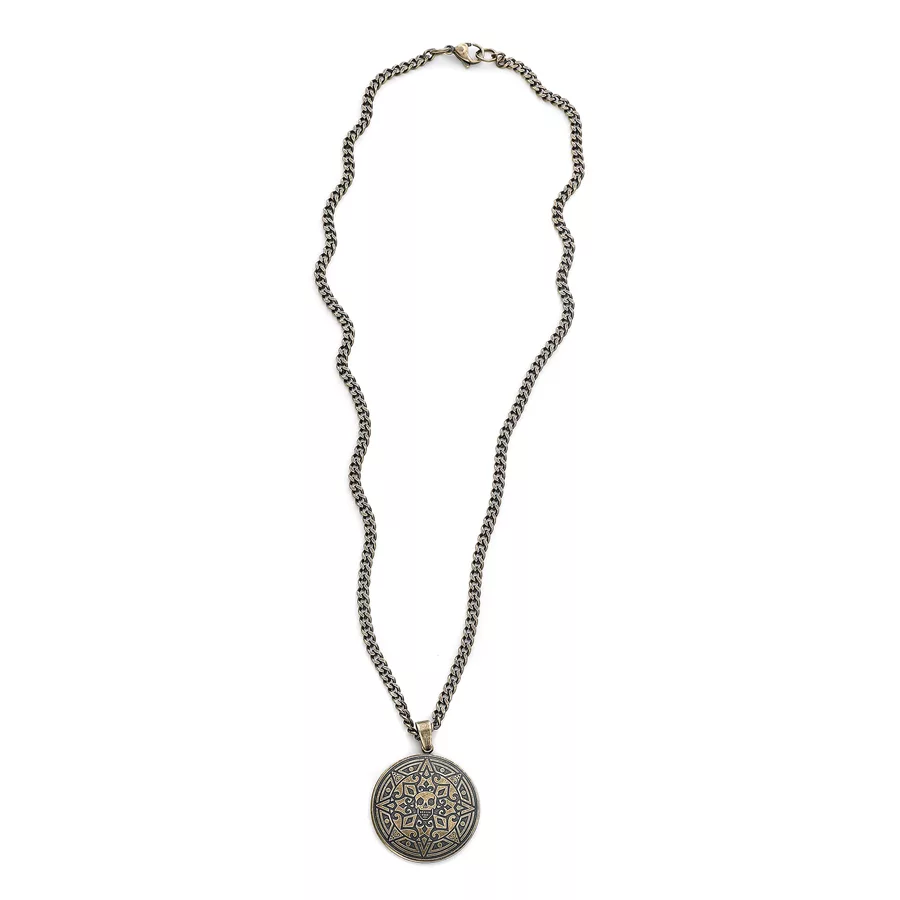 Skull Coin Necklace