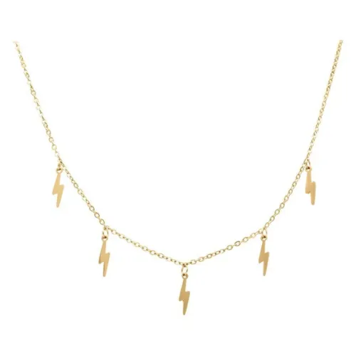 Thunderflash Necklace Gold