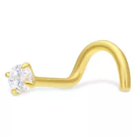 18k Crystal Stone Nosestud