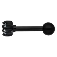 Black Triplet Barbell