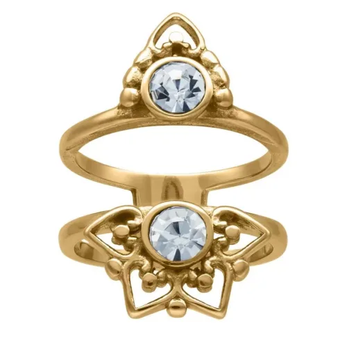 Gold Sun Tides Ring