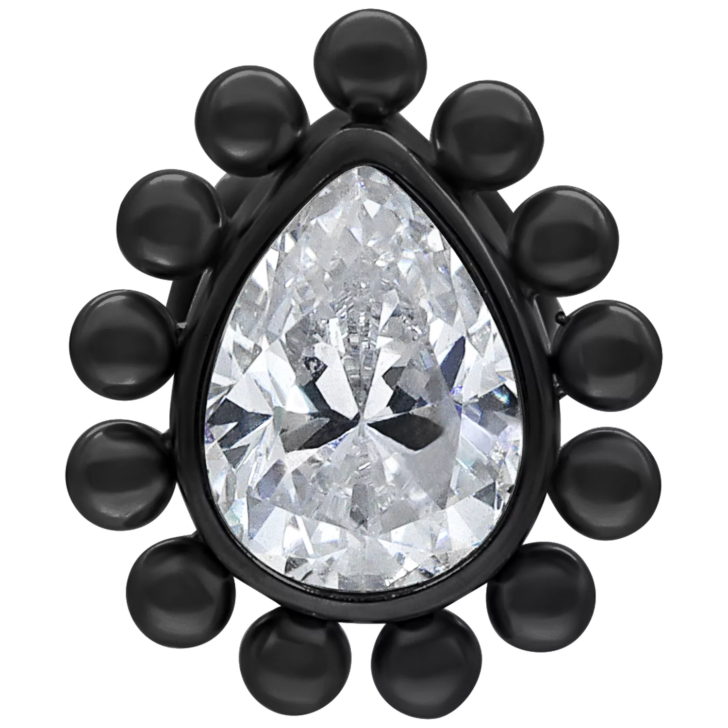 Push Fit Crystal Teardrop Attachment Push Fit Crystal Teardrop Attachment