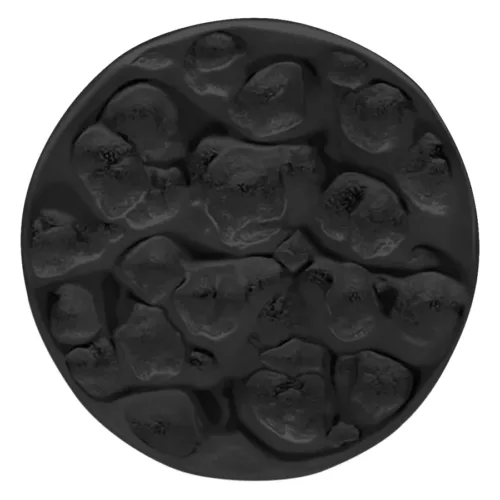 Big Circle Hammered Push Fit Labret