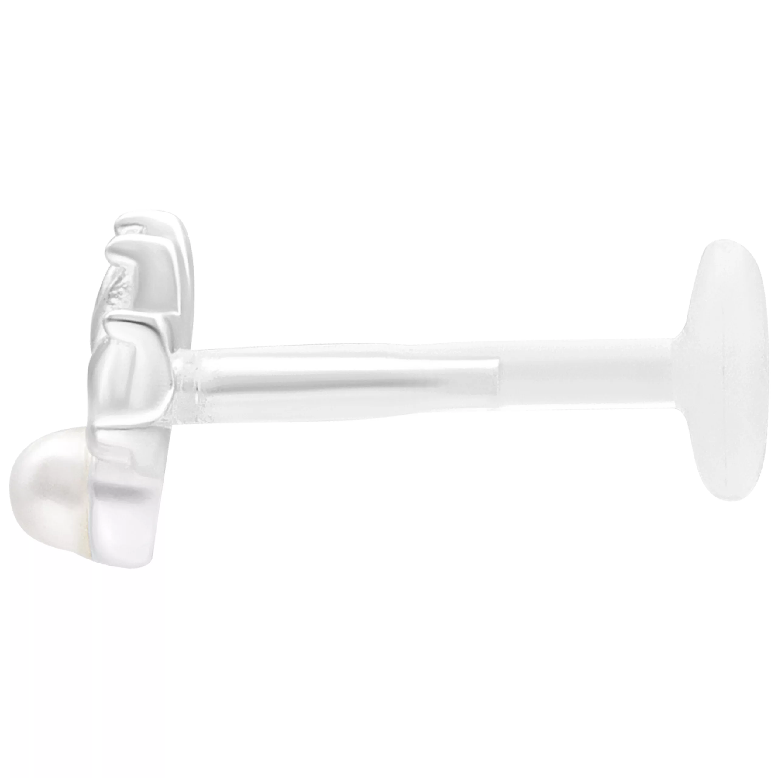 Pearl Peacock Push Fit Labret