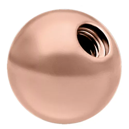 Rosegold Threaded Ball