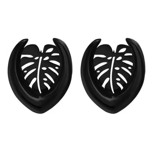 Ear Saddles Black Monstera