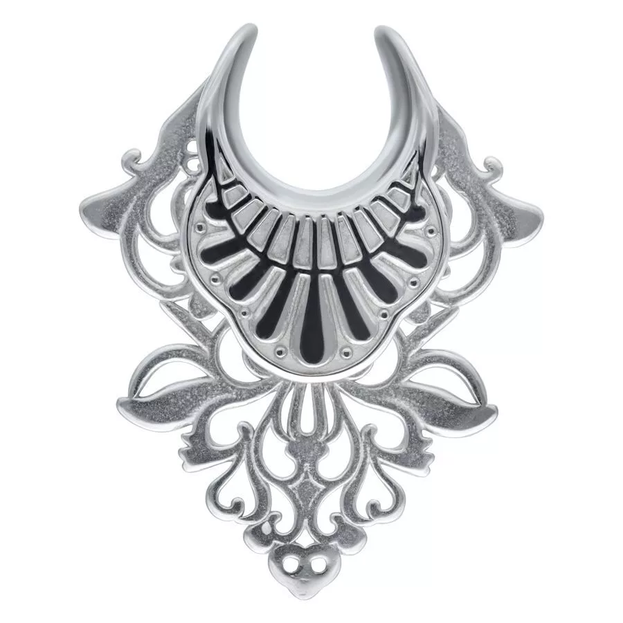 Ear Saddles Baroque Silver