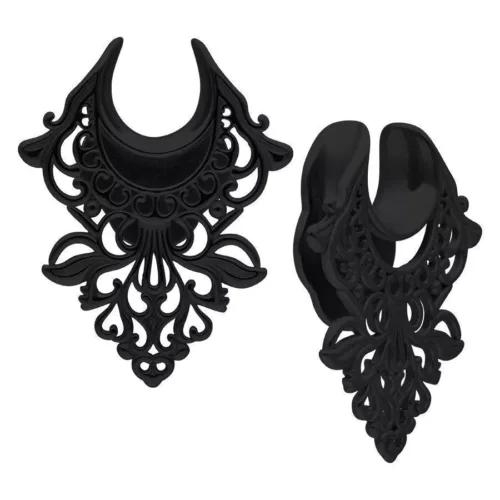 Ear Saddles Baroque Silver