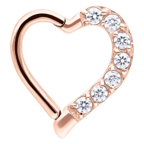 Crystal Heart Ring