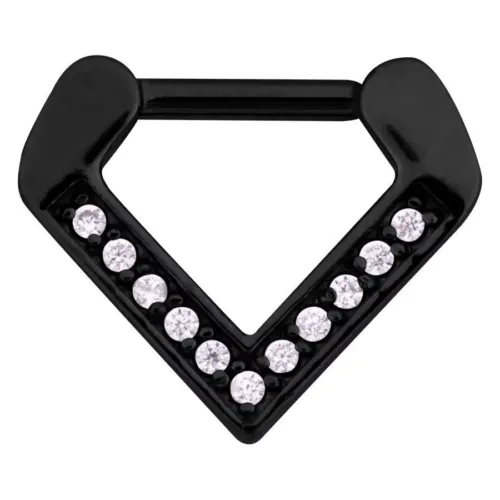 Jewelled Triangle Septum Clicker