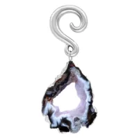 Indian Agate Stone Dangle Ear Weights