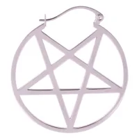 Small Pentagram Hoops