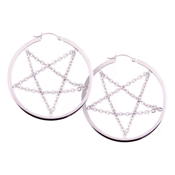 Pentagram Chain Hoops