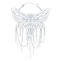 Moth Chain Hoops Moth Chain Hoops